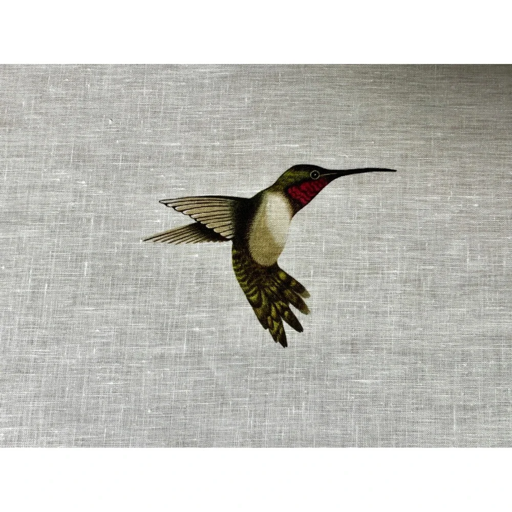 Harlequin Amazilia UK Hummingbird 100% Linen Fabric 3 Yards